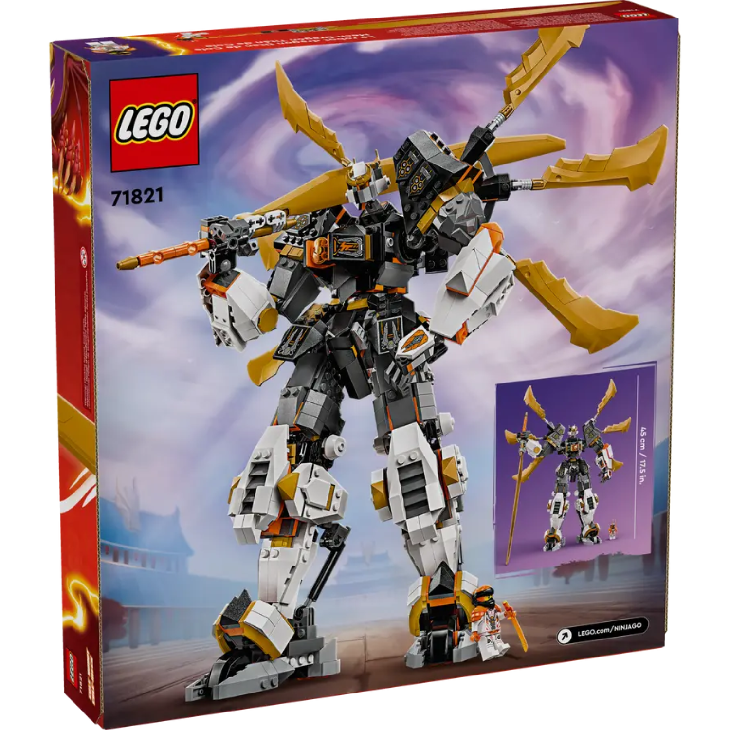 Robotul Dragon de titan al lui Cole, 12+ ani, 71821, Lego Ninjago