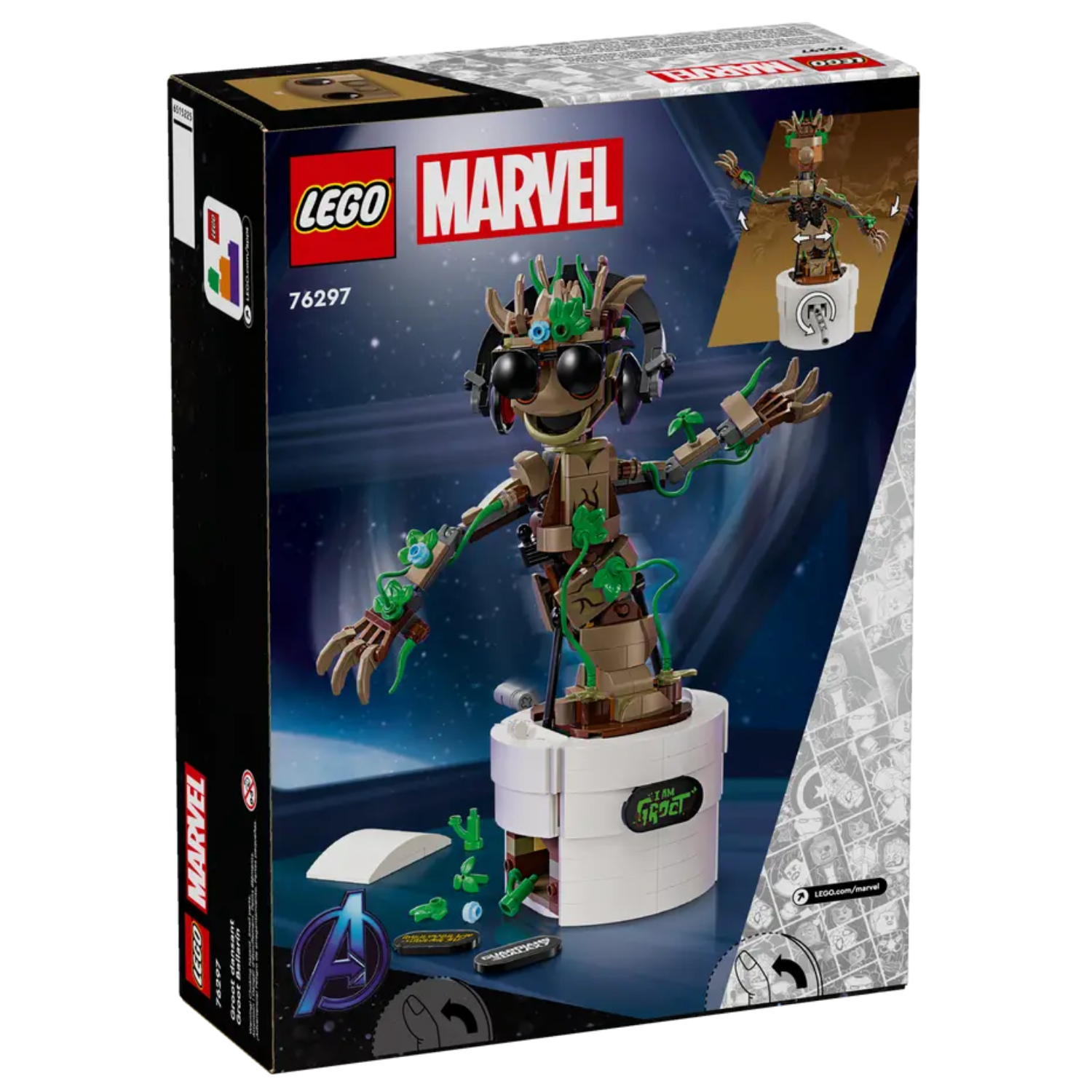 Groot Dansatorul, 10+ ani, 76297, Lego Marvel