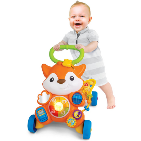 Antemergator Vulpe cu lumini si sunete, 6 luni+, Winfun 659084