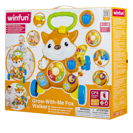 Antemergator Vulpe cu lumini si sunete, 6 luni+, Winfun 659078