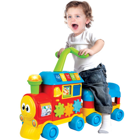 Antemergator Locomotiva Trenulet, 12 luni+, Winfun 659111