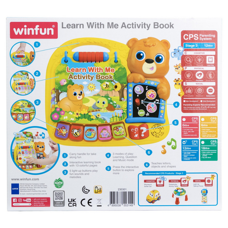 Carticica de activitati, 12 luni+, Winfun 659216