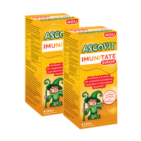 Pachet Sirop pentru imunitate, +3 ani, 150 ml  + 150 ml, Ascovit