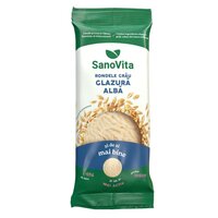 Rondele din grau cu glazura alba, 66 g, Sanovita