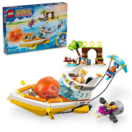 Barca de aventuri a lui Tails, 8+ ani, 76997, Lego Sonic 659301