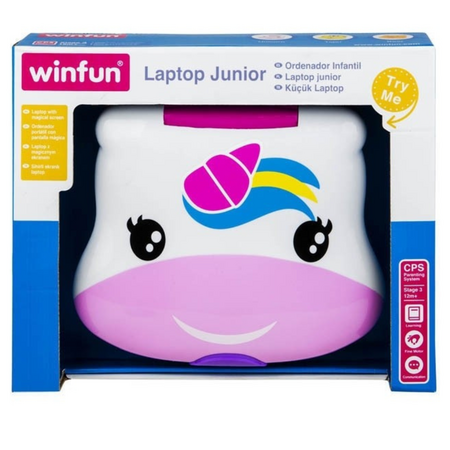 Laptop interactiv Unicorn, 12 luni+, Winfun