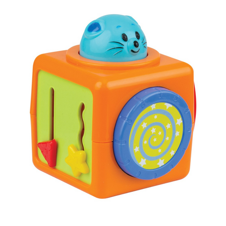 Set 3 cuburi cu activitati, 3 luni+, Winfun 659391