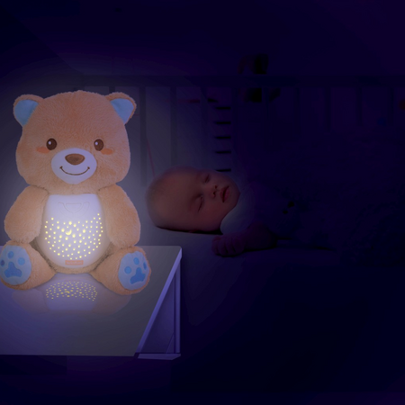 Proiector si lampa de veghe Ursulet, 0 luni+, Winfun 659419