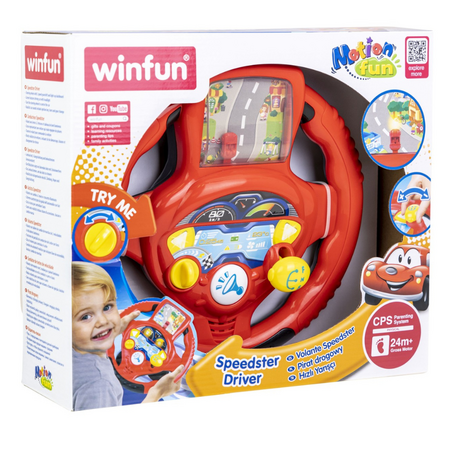 Volan cu sunete si lumini, 24 luni+, Winfun 659428