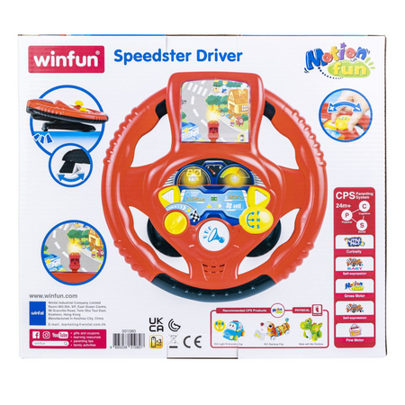 Volan cu sunete si lumini, 24 luni+, Winfun 659427