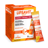 Upsavit Direct Vitamina C, 1000 mg, 20 plicuri orodispersabile, Upsa