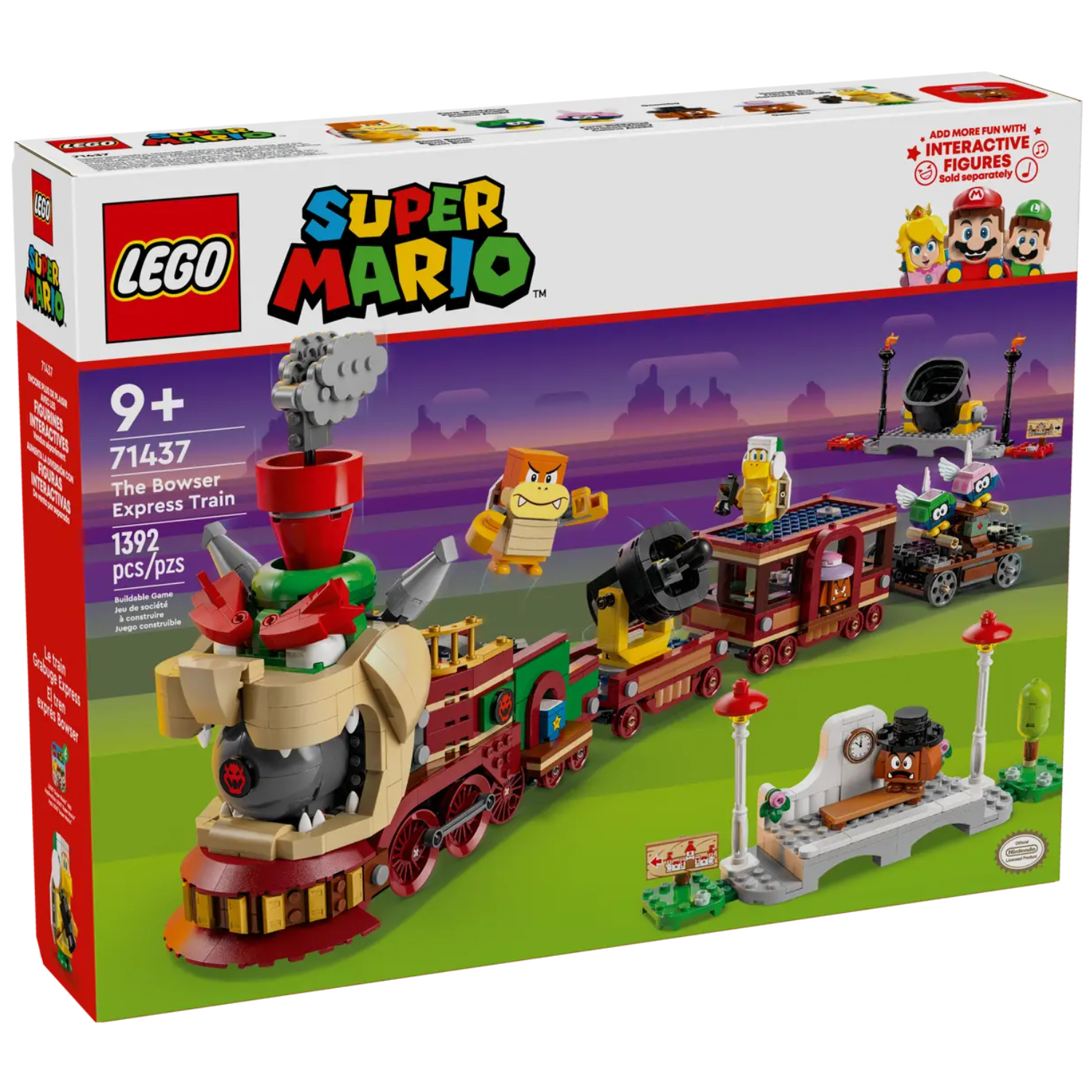 Expresul Bowser, 9+ ani, 71437, Lego Super Mario