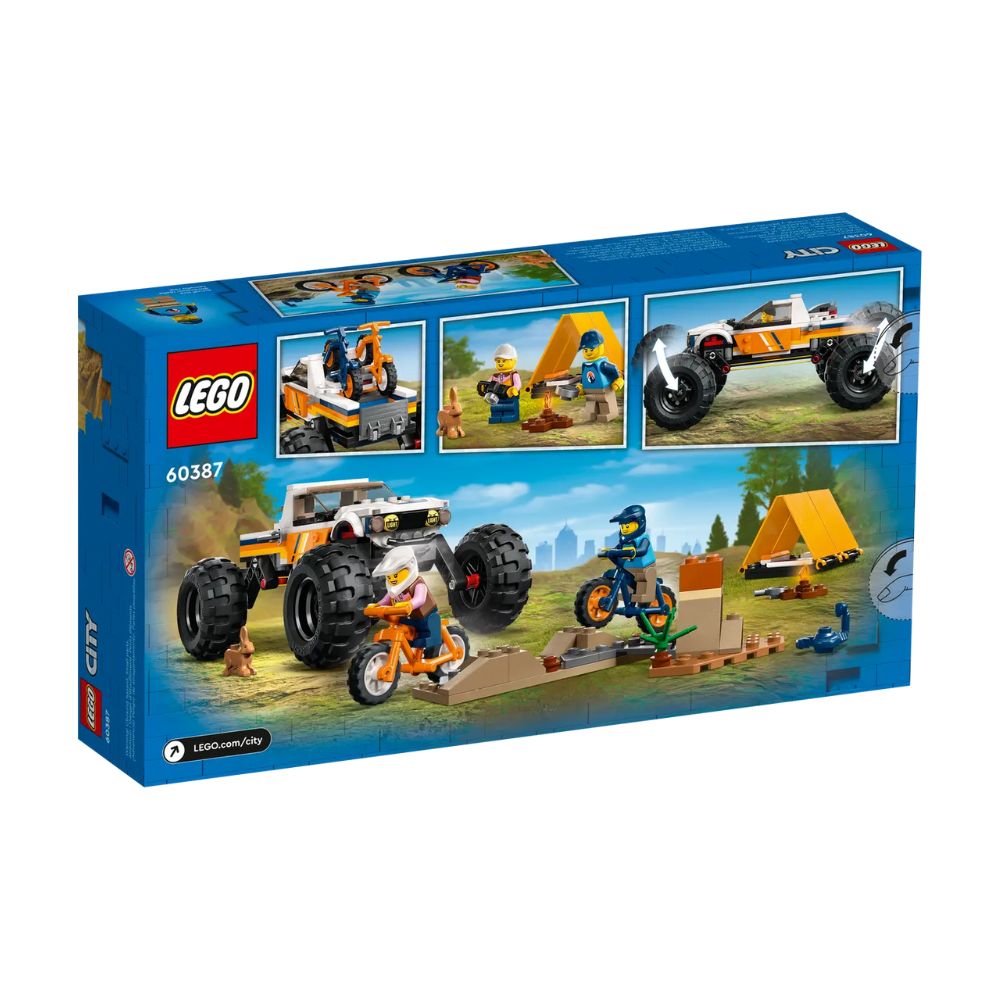 Aventuri Off Road cu vehicul 4x4 City, +6 ani, 60387, Lego