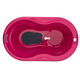Cadita cu covoras antiderapant Top, +0 luni, Swedish Rose, Rotho BabyDesign 659765