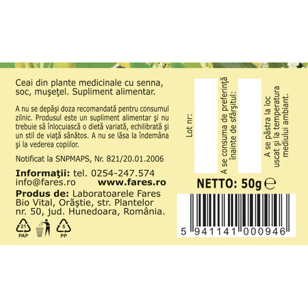 Ceai sveltaflor, 50g, Fares 718199