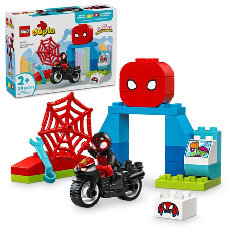 Aventura pe motocicleta a lui Spin, 2+ ani, 10424, Lego Duplo 659846