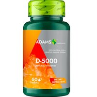Vitamina D, 5000, 60 capsule, Adams Supplements