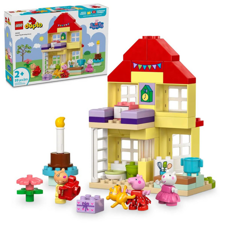 Casa aniversara a purcelusei Peppa, 2+ ani, 10433, Lego Duplo 659867