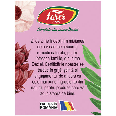 Ceai silueta perfecta, 1 Purificare si Drenaj, 20 plicuri, Fares 718161