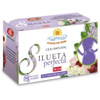 Ceai silueta perfecta 2 controlul greutatii, 20 plicuri, Fares