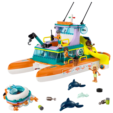 Barca de salvare pe mare, 7+ ani, 41734, Lego Friends 659955