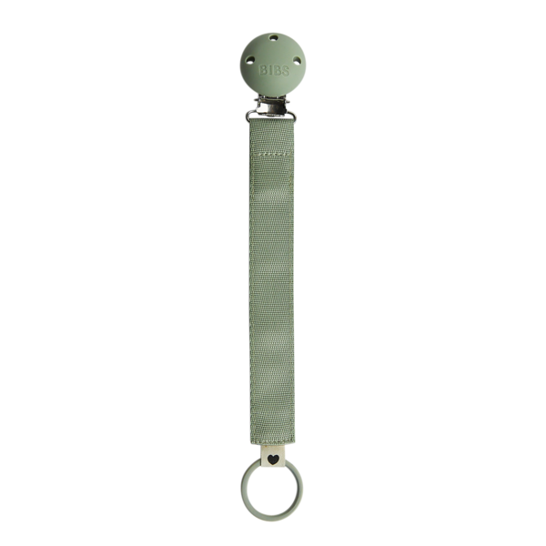 Lantisor de suzete cu clips Ribbon, Sage, Bibs