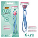 Aparat de ras pentru femei, cu 3 lame Click Soleil Sensitive, 1 + 2 buc, BIC 661460