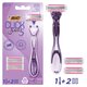Aparat de ras pentru femei, cu 5 lame Click Soleil, 1+2 buc, BIC 661459