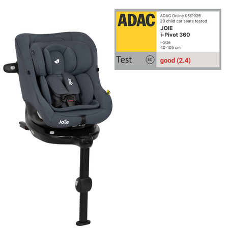 Scaun auto I-Pivot 360°, 40-105 cm, Dark Slate, Joie 706002