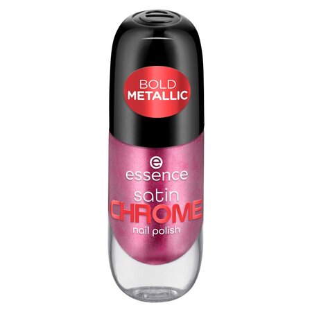 Lac pentru unghii Satin Chrome, 03 Meta Maroon, 8 ml, Essence