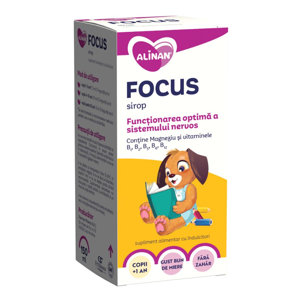 Alinan Focus sirop, 150 ml, Fiterman Pharma