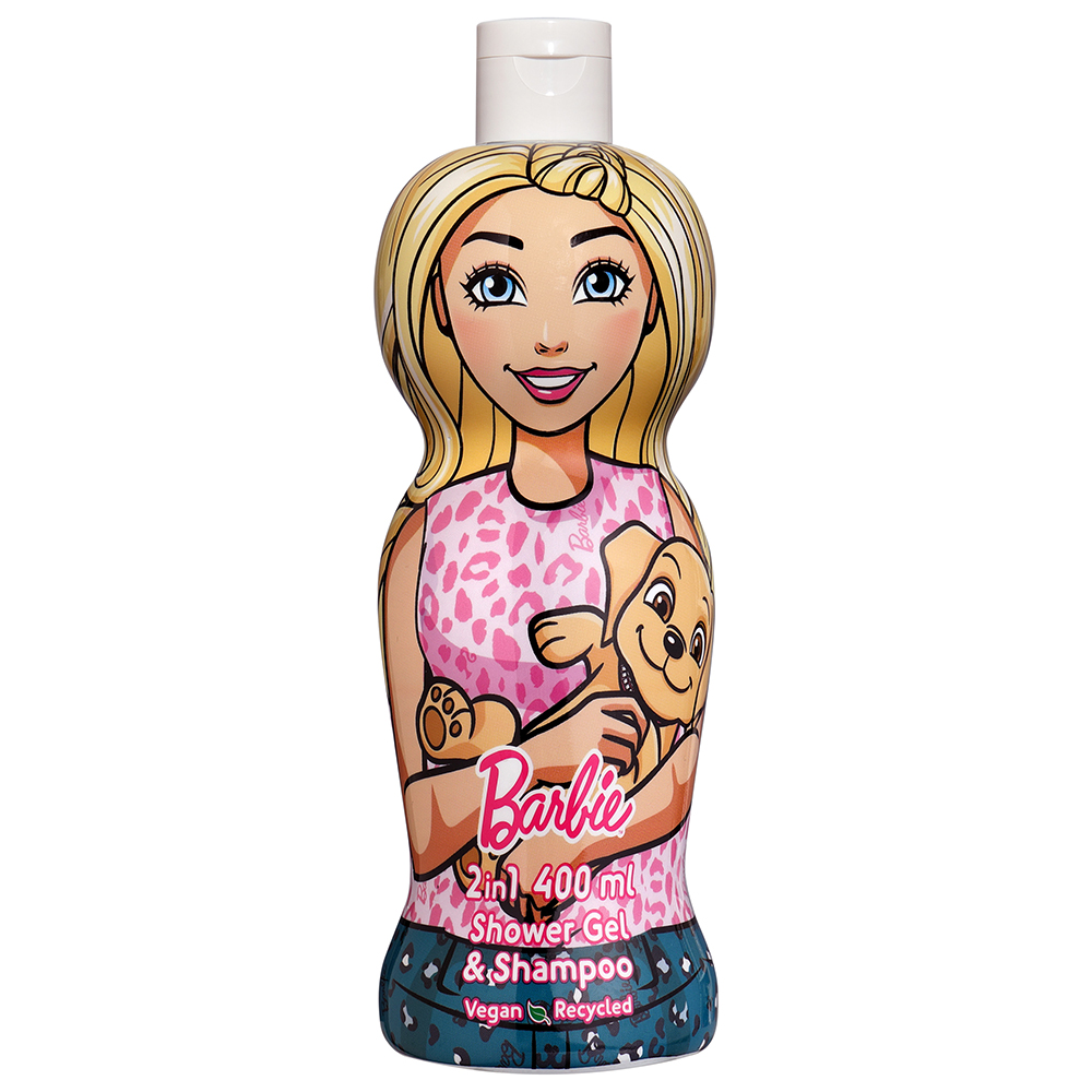 Gel de dus si sampon Barbie 1D, +3 ani, 400 ml, Air Val