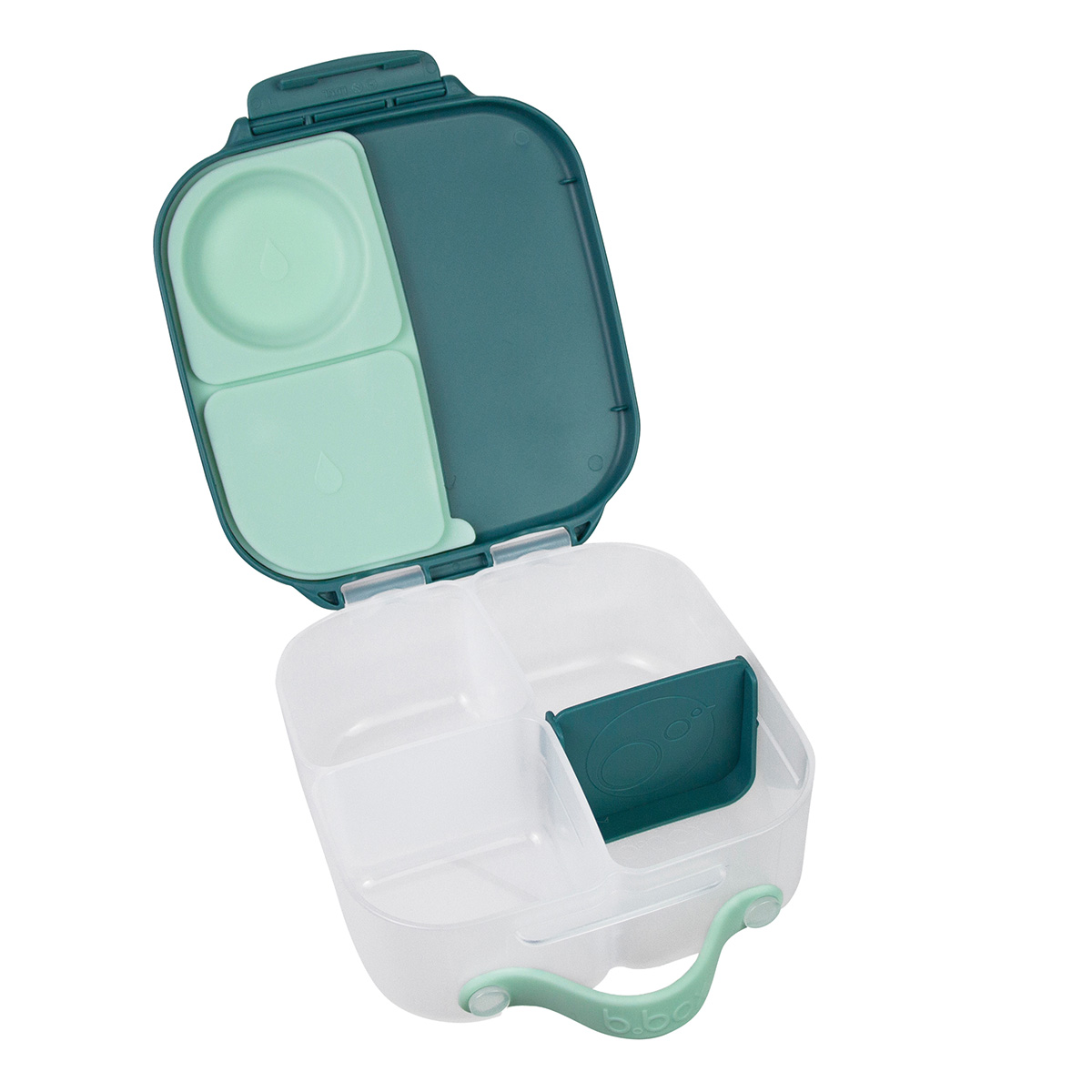 Caserola compartimentata Mini Lunchbox, Verde Smarald, BBox