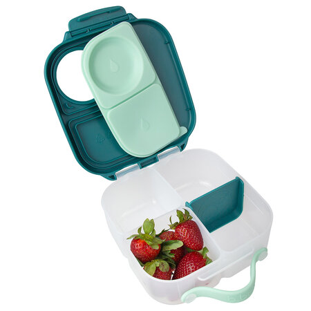 Caserola compartimentata Mini Lunchbox, Verde Smarald, BBox 660648