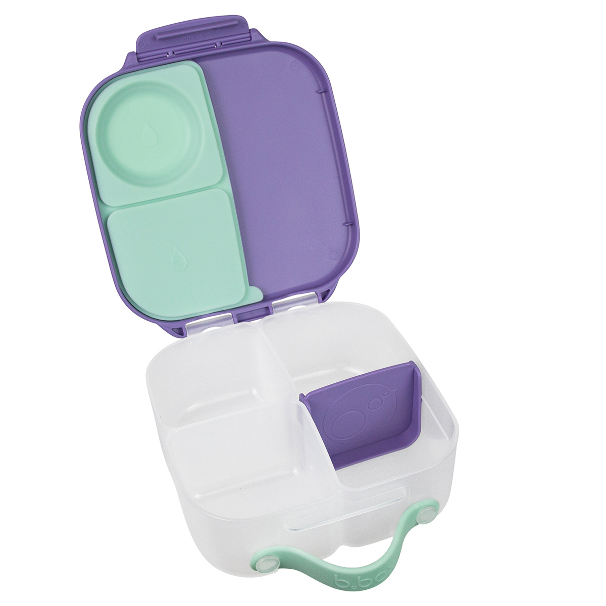 Caserola compartimentata Mini Lunchbox, Lila/Vernil, BBox