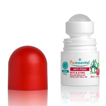 Roll-on repelent pentru copii Bite & Sting Baby, + 6 luni, 30 ml, Puressentiel 660788