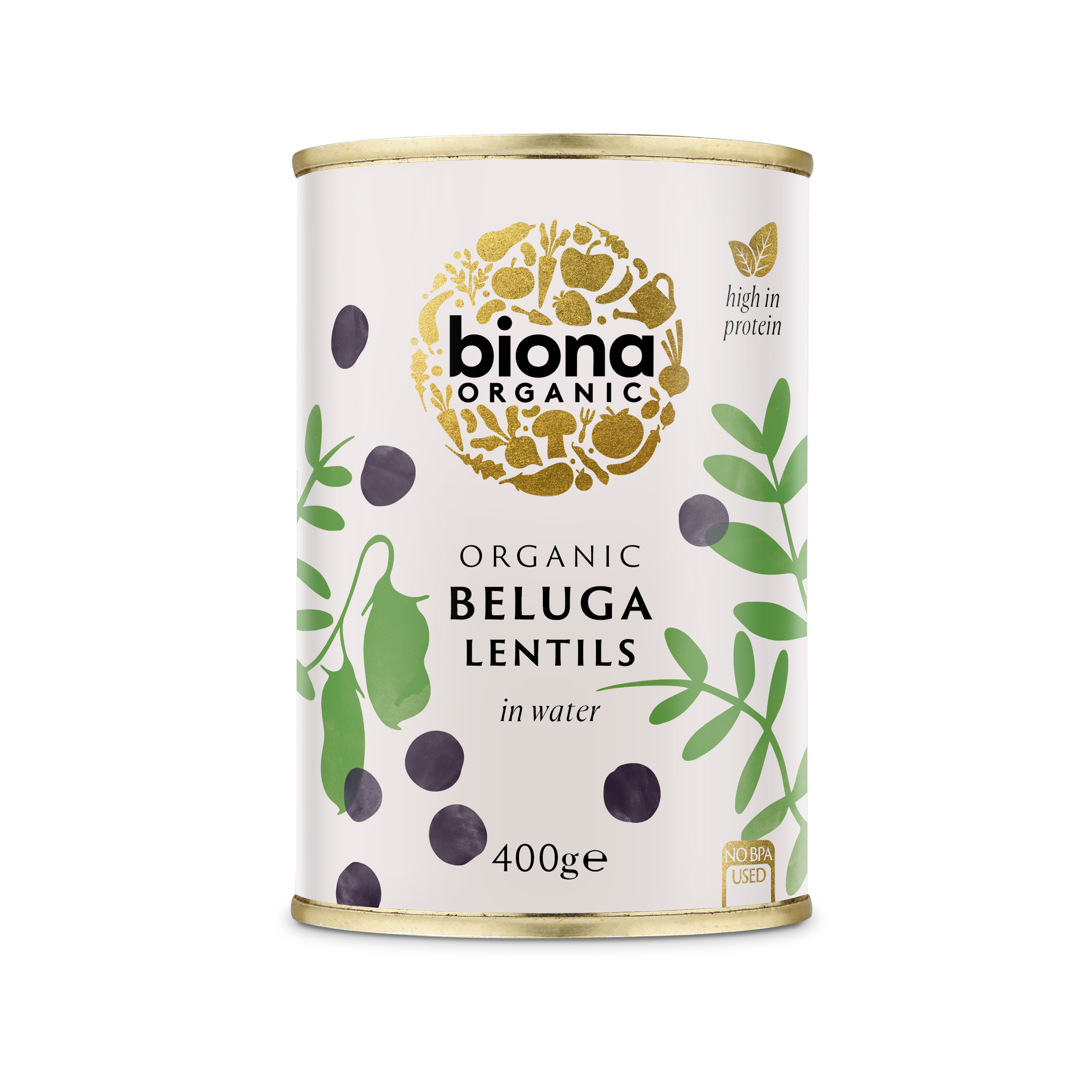 Linte Neagra Bio Beluga, 400 g, Biona