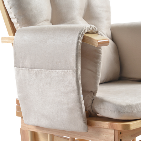 Fotoliu reglabil pentru alaptare cu suport pentru picioare Calm Me Natural, Beige, Onino 660972