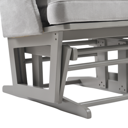 Fotoliu reglabil pentru alaptare cu suport pentru picioare Calm Me Clasic, Pearl Gray, Onino 661015
