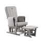 Fotoliu reglabil pentru alaptare cu suport pentru picioare Calm Me Clasic, Pearl Gray, Onino 661010