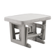 Fotoliu reglabil pentru alaptare cu suport pentru picioare Calm Me Clasic, Pearl Gray, Onino 661016
