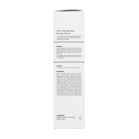 Serum pentru fata cu 6 peptide, 150 ml, Cosrx 661390