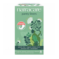 Absorbante zilnice Panty Liners, Curved, 30 bucati, Natracare