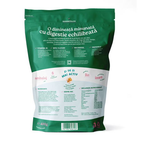 Musli echilibru digestiv, 400 g, Sanovita 661419