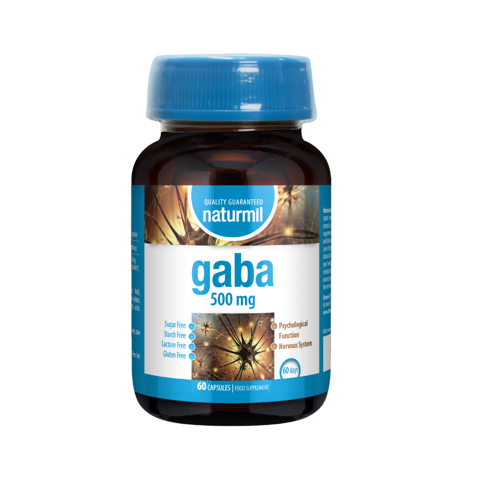 Gaba Naturmil, 500 mg, 60 capsule, Dietmed