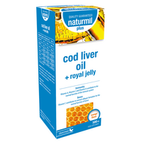 Ulei din ficat de cod cu Royal Jelly, 500 ml, Naturmil