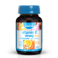 Vitamina C Strong, 1000 mg, 60 tablete, Naturmil