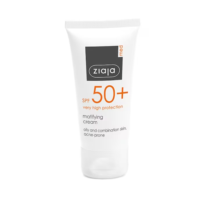 Crema matifianta cu fotoprotectie ridicata SPF50, 50 ml, Ziaja