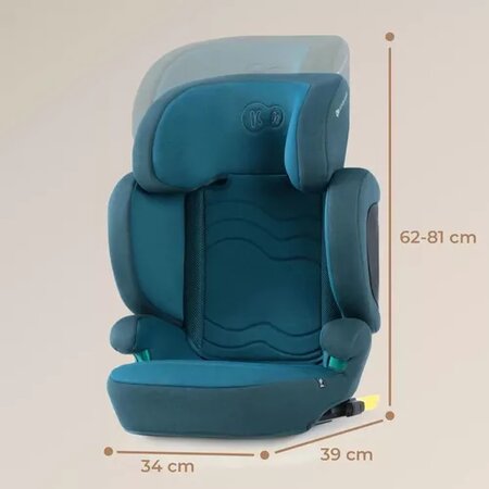 Scaun auto I-Size Xpand 2, 100-150 cm, Harbour Blue, Kinderkraft 661824