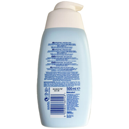 Lotiune de corp Soft&Light Baby, 500 ml, Nivea 661861